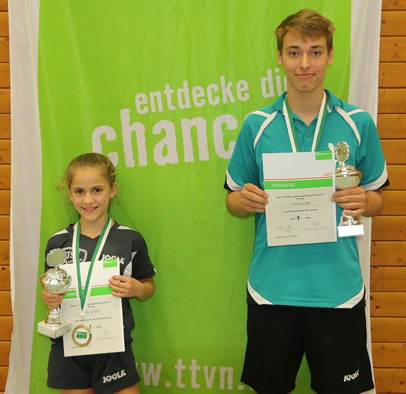 Landesrangliste 2017 - Mia Griesel und Heye Koepke