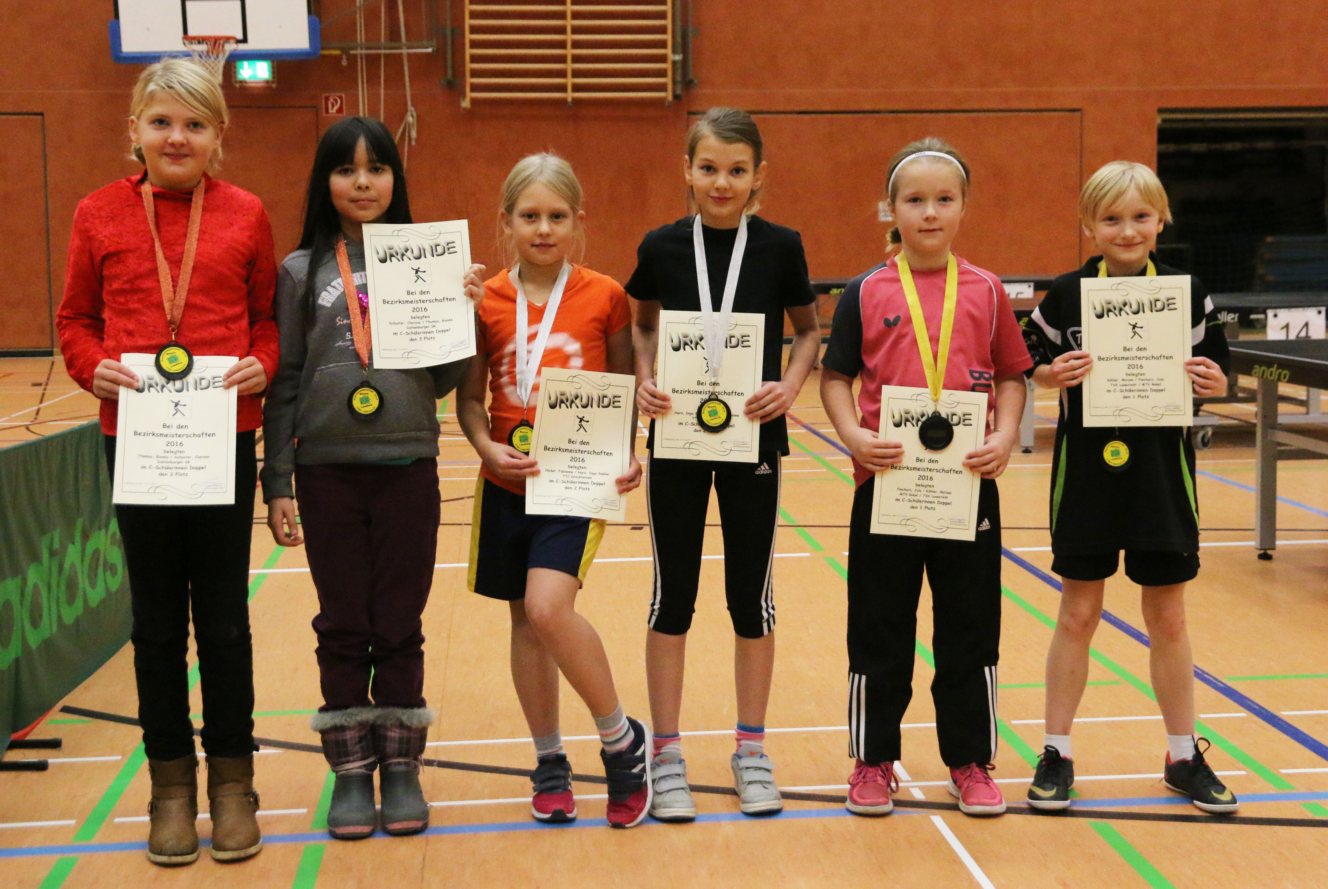 Sch�lerinnen C Doppel