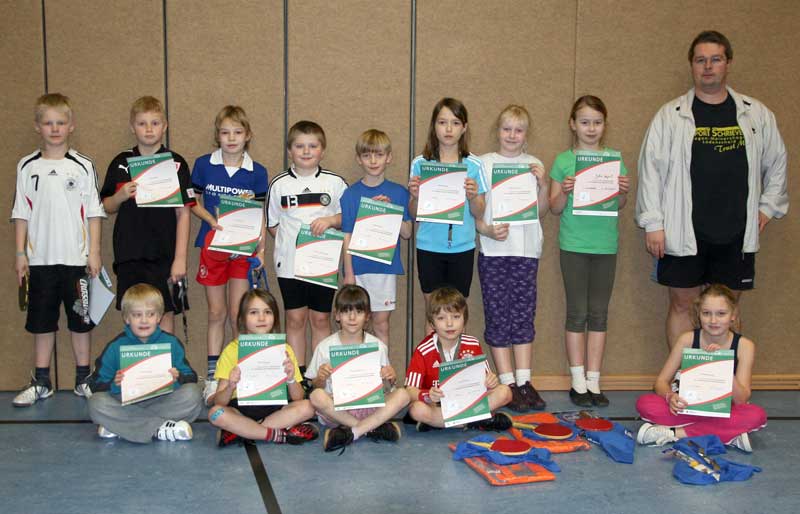 Siegerehrung Minimeisterschaften 2011