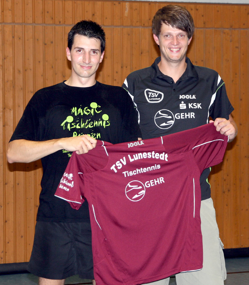 Alexander Huuk mit Mattias Wilbrandt