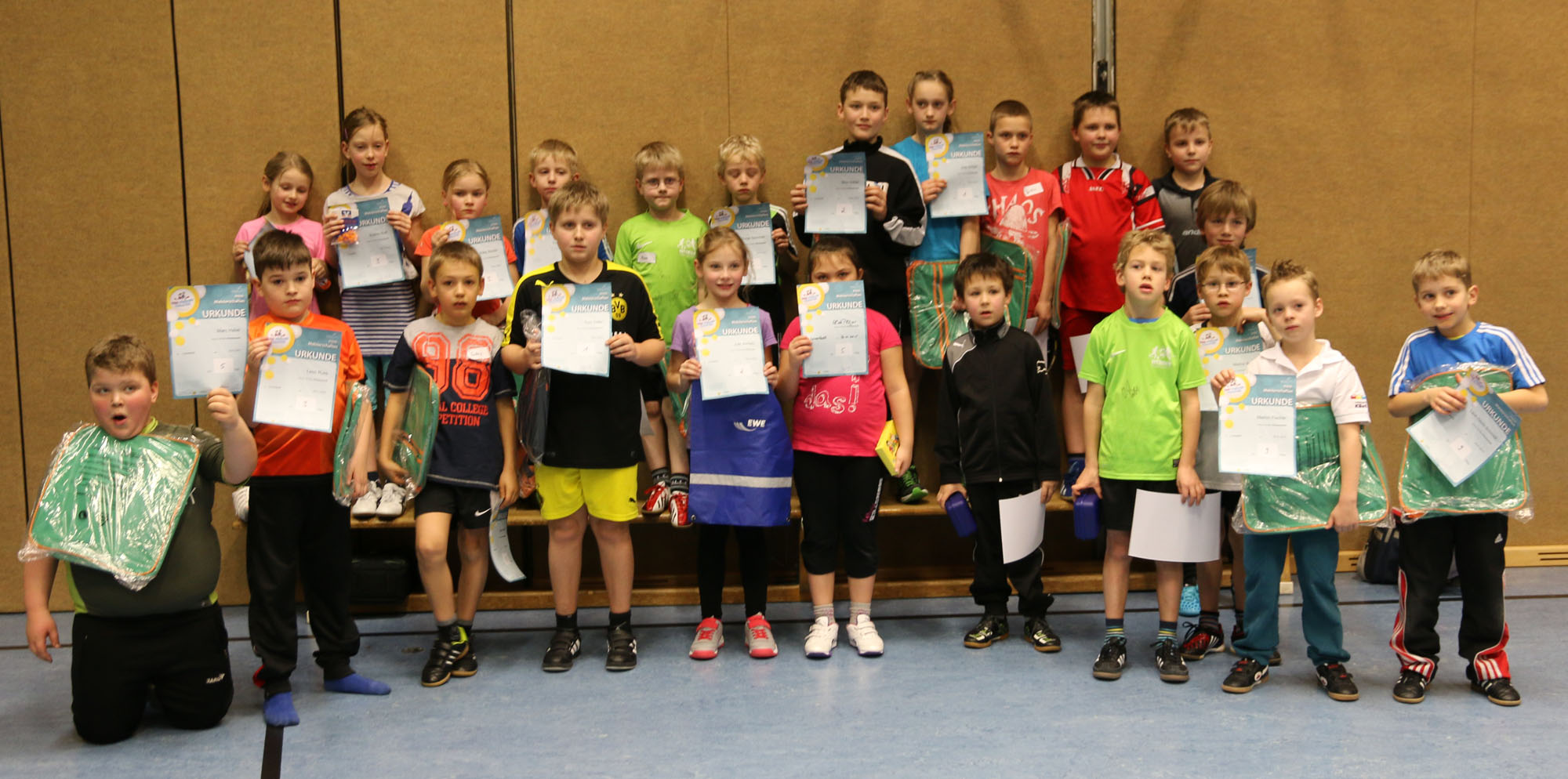 Minimeisterschaften 2015 Siegerehrung